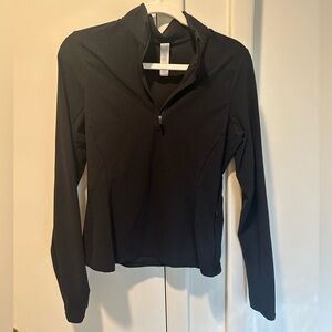 Alo Yoga Alosoft 1/2 Zip Rapid Pullover, Black